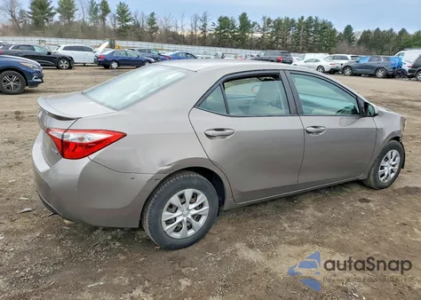 2016 Toyota Corolla Eco z USA, uszkodzony, nr VIN 2T1BPRHE4GC549290